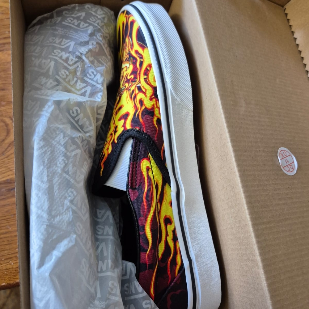Vans Flame Slip-On Sneakers